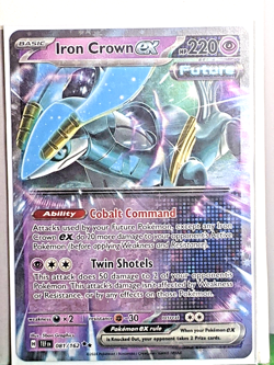 Iron Crown ex 081/162 SV05: Temporal Forces Holo Double Rare NM Pokemon TCG - Image 1