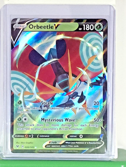 Orbeetle V 020/185 Swsh04: Vivid Voltage Holo Full Art Ultra Rare NM Pokemon TCG - Image 1