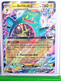 Iono's Bellibolt ex 070/217 Me: Ascended Heroes Holo Double Rare NM Pokemon TCG - Image 1