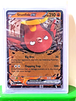 Stunfisk ex 114/217 Ascended Heroes ASC Double Rare Mint/NM English TCG Pokemon - Image 1