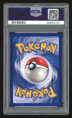1999 Pokemon 1st Edition Shadowless Poliwhirl #38 PSA 8 Gray Stamp Error - Image 2