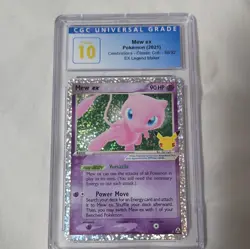 CGC 10 Pristine Mew ex 88/92 Celebrations Classic Collection Holo 2021 English - Image 1