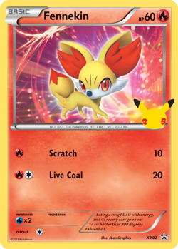 Fennekin (XY02) (Jumbo Card) [First Partner Pack] - Image 1