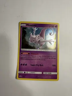 MP Mewtwo SM77 Promo Holo Sun Moon Black Star Promos Cosmos Pokemon card English - Image 1