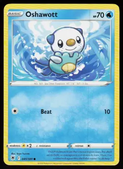 Oshawott 041/189 Common Astral Radiance Pokemon Near Mint - Image 1