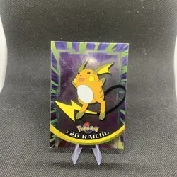 Raichu Holo Topps Pokemon #26 1st Series TV Animation Ed. 1995-99 Deutsch/German - Image 1