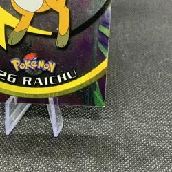 Raichu Holo Topps Pokemon #26 1st Series TV Animation Ed. 1995-99 Deutsch/German - Image 5