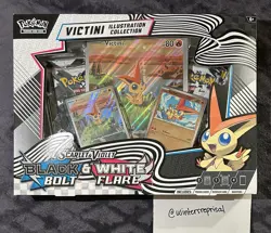 Pokemon TCG Scarlet & Violet: Unova Victini Illustration Collection Brand New - Image 1