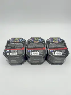 Pokemon TCG Azure Legends Tin Set of 3 - International Version - Factory Sealed - Image 2