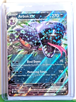 Arbok ex 024/165 Sv: Scarlet & Violet 151 Holo Double Rare NM Pokemon TCG - Image 1