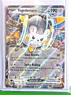 Togedemaru ex 149/217 Me: Ascended Heroes Holo Double Rare NM Pokemon TCG - Image 1