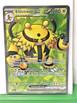 Electivire ex 212/182 Sv10: Destined Rivals Holo Full Art Ultra Rare NM Pokemon - Image 1