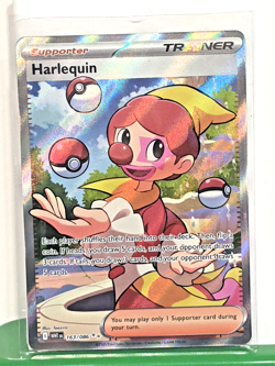 Harlequin 163/086 Sv: White Flare Holo Full Art Ultra Rare Trainer NM Pokemon - Image 1
