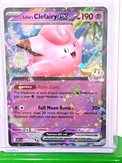 Lillie's Clefairy EX 076/217 Double Rare Ascended Heroes Pokemon TCG NM - Image 1