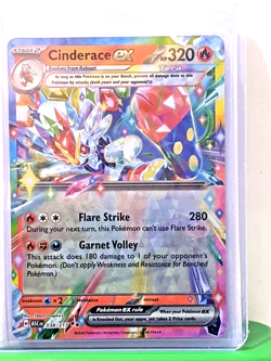 Cinderace ex 038/217 - Pokemon TCG Ascended Heroes Double Rare - NM - Image 1