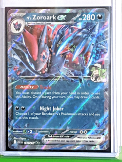N's Zoroark ex 137/217 Me: Ascended Heroes Holo Double Rare NM Pokemon TCG - Image 1