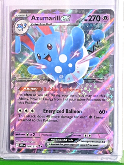 Azumarill ex 084/217 Me: Ascended Heroes Holo Double Rare NM Pokemon TCG - Image 1