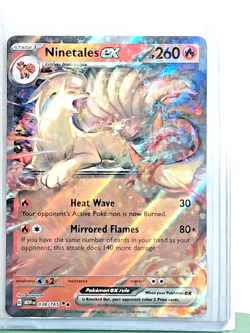 Ninetales ex 038/165 Sv: Scarlet & Violet 151 Holo Double Rare NM Pokemon TCG - Image 1