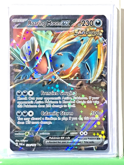 Roaring Moon ex 124/182 SV04: Paradox Rift Holo Double Rare NM Pokemon TCG - Image 1