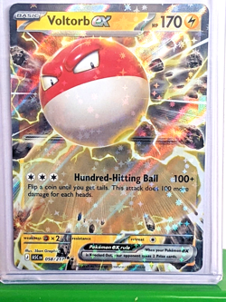 Voltorb ex 058/217 Me: Ascended Heroes Holo Double Rare NM Pokemon TCG - Image 1