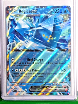 Regice ex 048/217 Me: Ascended Heroes Holo Double Rare NM Pokemon TCG - Image 1
