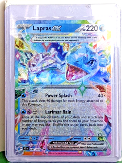 Lapras ex 032/142 Sv07: Stellar Crown Holo Double Rare NM Pokemon TCG - Image 1