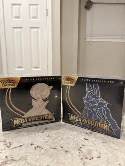Pokemon Mega Evolution Mega Lucario & Mega Gardevoir Elite Trainer Box 2x Lot - Image 1