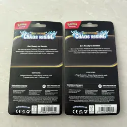 Pokemon TCG Chaos Rising Blister Pawmot Flygon New Set Of 2 - Image 2