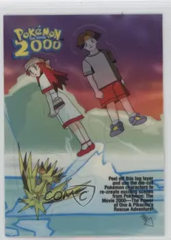 Zapdos Melody Tracey Topps Pokemon The Movie 2000 Stick-On Animation Scenes #3 - Image 1
