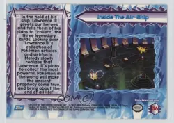 Inside The Air-Ship Topps Pokemon Movie 2000 #36 2000 - Image 2