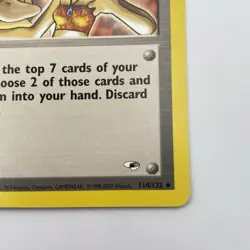Misty's Wrath 114/132 Gym Heroes Rare LP WOTC Pokemon TCG Vintage Single - Image 5