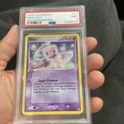 Pokemon Mew Holo EX Holon Phantoms Holo PSA 9 - Image 1