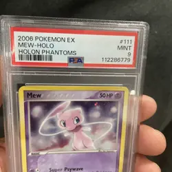 Pokemon Mew Holo EX Holon Phantoms Holo PSA 9 - Image 3