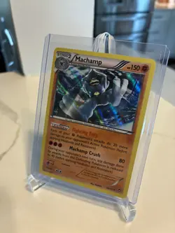 Pokemon TCG Machamp 46/111 XY Furious Fists Holo Rare LP - Image 1
