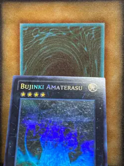 Yugioh Bujinki Amaterasu PRIO-EN052 Ghost Rare 1st Ed LP - Image 2