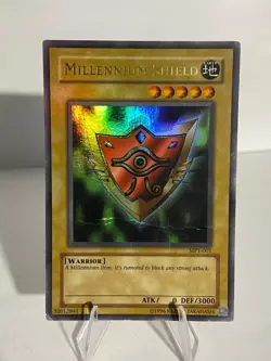 Yu-Gi-Oh! | Millennium Shield | MP1-001 |McDonald’s Promo | DAMAGE + HOLO BLEED - Image 1