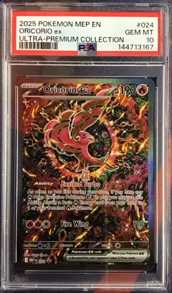 Pokemon Oricorio EX Black Star Promo Card 024 PSA 10 - Image 1