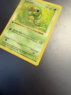 Pokemon Card - Caterpie 1st Edition Base Set Shadowless 45/102 - Image 2