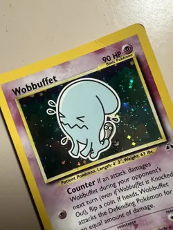 Pokemon TCG Wobbuffet Neo Discovery Holo Card 16/75 Unlimited Rare, LP Condition - Image 2