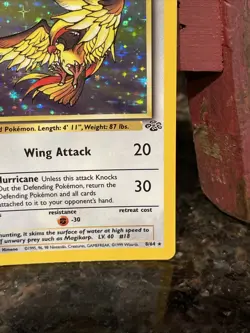Pokemon TCG: Pidgeot (8/64), Jungle Set, Rare Holo, 1st Edition, NM/VLP - Image 3