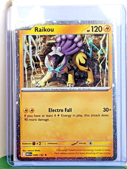 Raikou - (Cosmo Holo) 048/132 Me01: Mega Evolution Holo Promo Card Pokemon NM - Image 1
