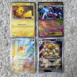 Pokemon TCG Promo Cards x4 rare - Image 1