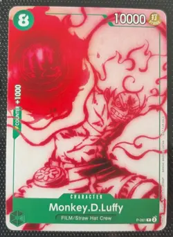 Monkey D Luffy P-061 One Piece Promo Card TCG ENG NM - Image 1