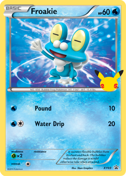Froakie (XY03) (Jumbo Card) [First Partner Pack] - Image 1