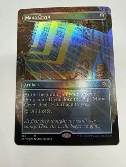 Mana Crypt (Borderless) Double Masters Foil - Image 1