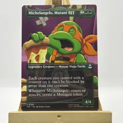 Michelangelo, Mutant BFF - 0198 - (Borderless) Teenage Mutant Ninja Turtles MTG - Image 1