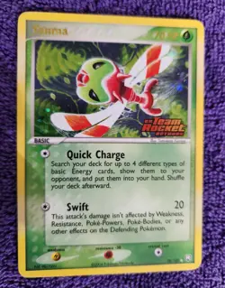 Yanma 28/109 Team Rocket Returns Stamped Reverse Holo Rare Pokemon *NICE* - Image 1