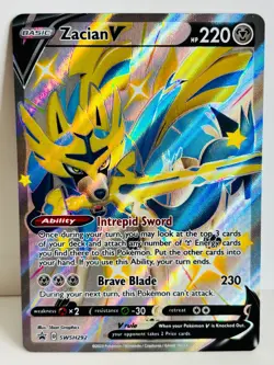 Zacian V (Shiny) SWSH292 SWSH: Sword & Shield Promo Cards - Pokemon Card - - Image 1