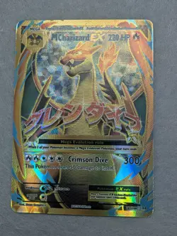 M Charizard Ex 101/108 Pokemon XY Evolutions Ultra Rare Full Art LP - Image 1