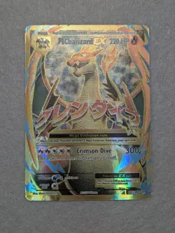 M Charizard Ex 101/108 Pokemon XY Evolutions Ultra Rare Full Art LP - Image 2